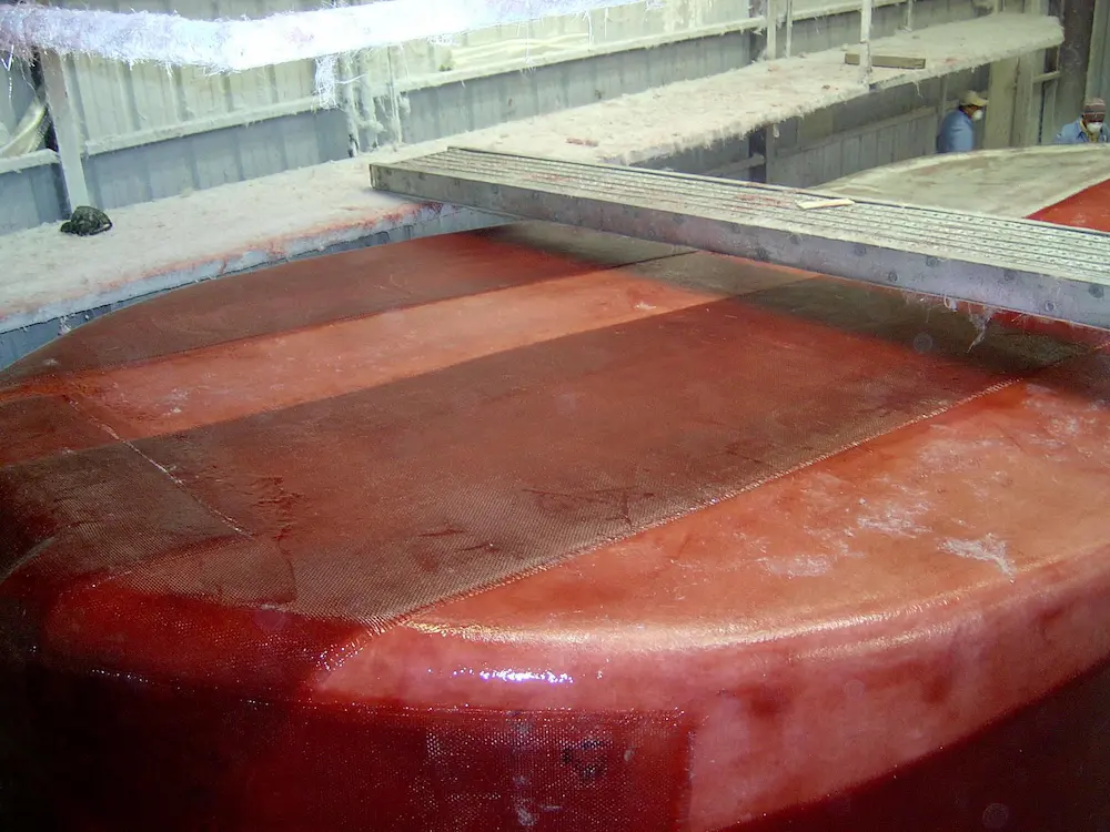 San Juan fiberglass pool manufacturing process