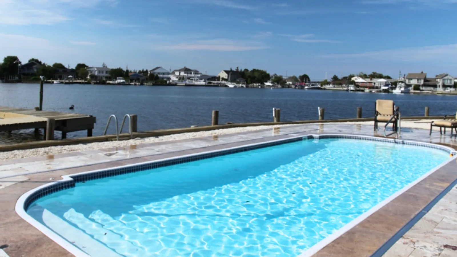 Fiberglass pool installation in Champaign County, Ohio