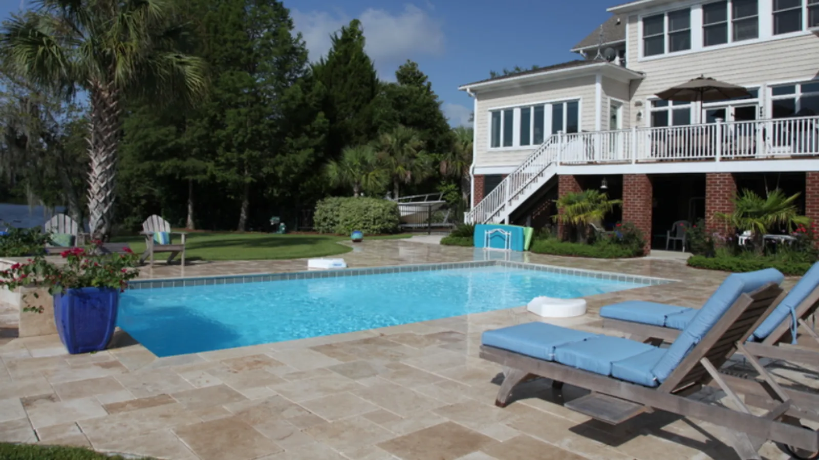 Fiberglass pool installation in Licking County, Ohio