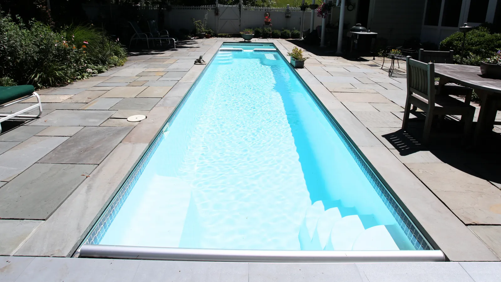 Fiberglass pool installation in Marysville, Ohio