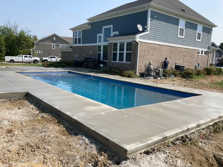 Outdoor Pool install