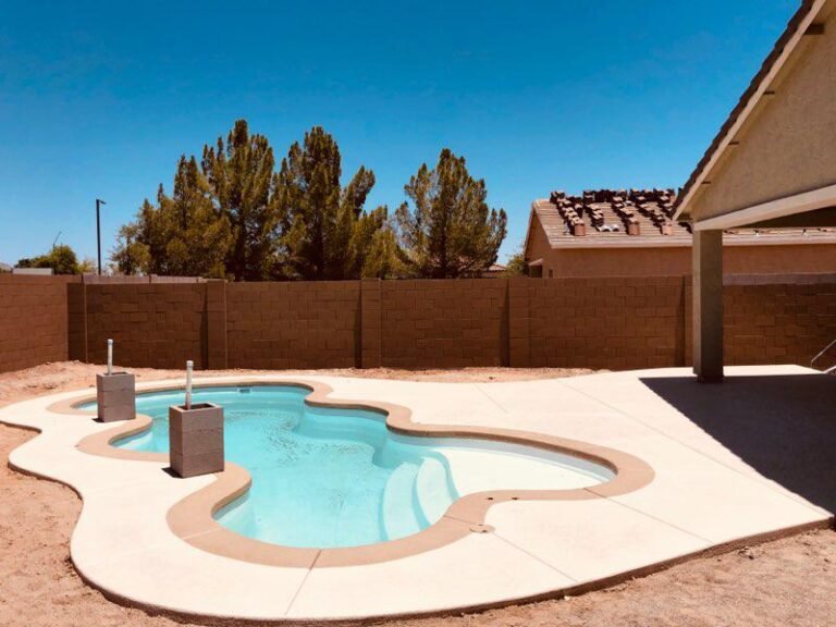 White Fiberglass Pool Color