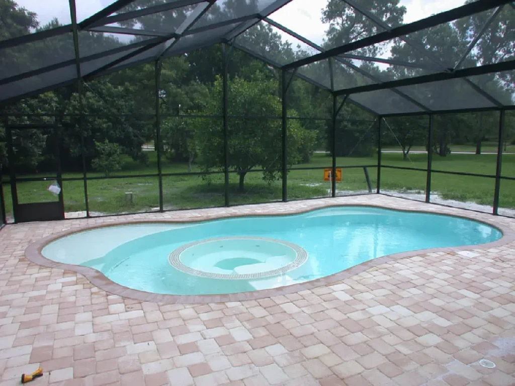 Barcelona Pool Installed in backyard